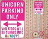 ! !! Unicorn Parking