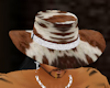 cow print cowboy hat