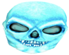 Blue skull mask