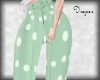 Mint Spotted Trousers