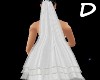 *D Pearly Wedding Veil*