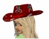 Christmas Cowgirl hat