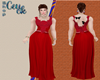 ₢ Red Party Dress