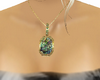 Gold Abalone Necklace