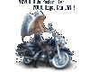 Angel on bike