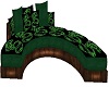 Green Tribal Dragon Sofa