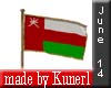 !K!Flag of OMAN animated