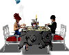 silver couple table