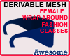 Fem Visor Glasses Mesh