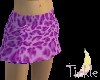 Purple Leopard Skirt