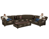 JD 6p Brown Couch