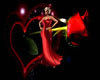 Valentine Red Silk Gown