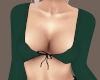 Pine & Black Tie Top