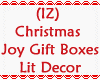 Joy Gift Boxes Lit Decor