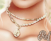 🤍 Pearl Choker Gold