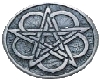 Celtic Pentagram button