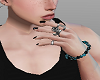 blue bracelet