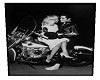 Elvis & Blonde on Harley
