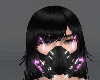 Gas Mask. pink smoke