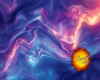 galaxy nails + tattoos