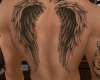 Wolf Angel tattoo