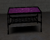 bow~black n purple table
