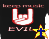 Keep Music Evil T-shirt