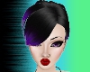 Short Swoop Black Purple