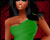 <PAT>Green Mini Dress
