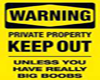 Warning Private Property
