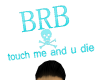 {M}BRB Teal Head Sign