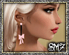 SMZ Pink Bow Earrings 2