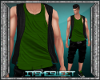 Bri Tank/Shirt - Green 