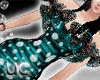 sexy teal party dress