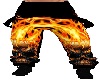 Flaming Skull Pants 