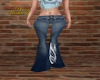 butterfly flare jeans