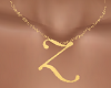 "Z" Letter Necklace F