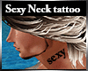 sexy neck tattoo