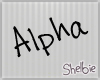 [iS] Alpha Head Sign M