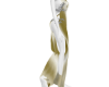 golden night gown