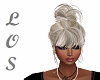 Ash Blonde Up Do