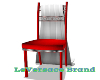 Red/Silver Elope Chair