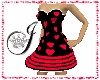 blk/red Vday Heart Dress