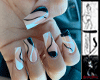 Ts B&W French Mani Nails