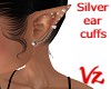 Silver Ear Cuffs set