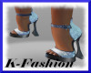 K-Blue Silver Heels