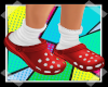 Clogs w/ Socks ( Red)