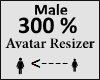 Avatar scaler 300% Male