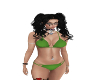 rls, petit, green bikini