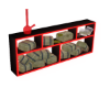 !V Plants Rack Red